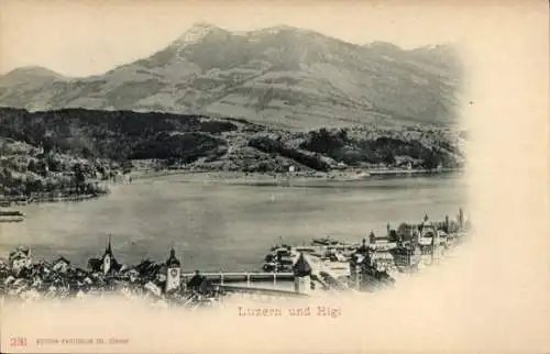 Ak Rigi Kaltbad Kanton Luzern, Panorama