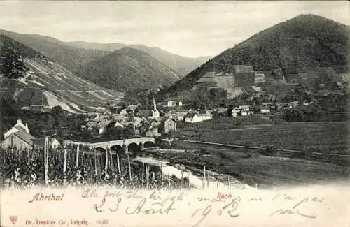 Ak Altenahr im Ahrtal, Rech, Panorama