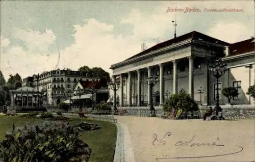 Ak Baden Baden am Schwarzwald, Konversationshaus