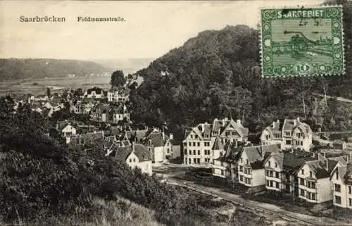 Ak Saarbrücken im Saarland, Feldmannstraße