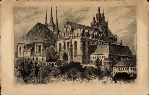 Ak Erfurt in Thüringen, Dom