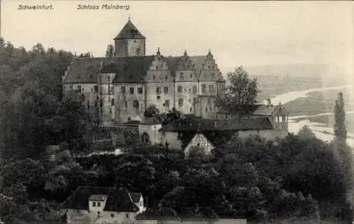 Ak Schweinfurt in Unterfranken Bayern, Schloss Mainberg