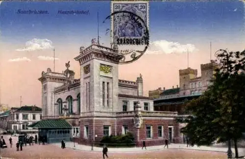 Ak Saarbrücken, Hauptbahnhof