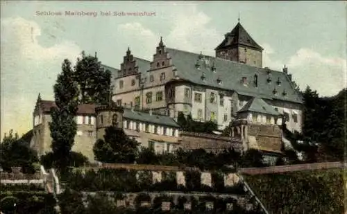 Ak Mainberg Schonungen in Unterfranken, Schloss Mainberg