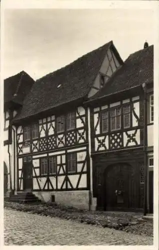 Ak Königsberg in Bayern Unterfranken, Geburtshaus Johannes Regiomontanus, geboren 1436