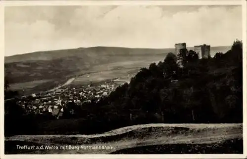 Ak Treffurt an der Werra, Burg Normannstein