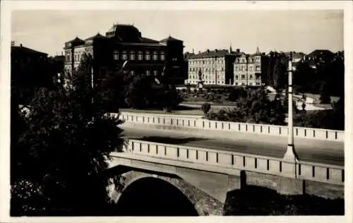 Ak Weimar in Thüringen, Viadukt, Stadtbild