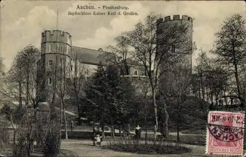 Ak Aachen, Frankenburg, Jagdschloss Karl des Großen