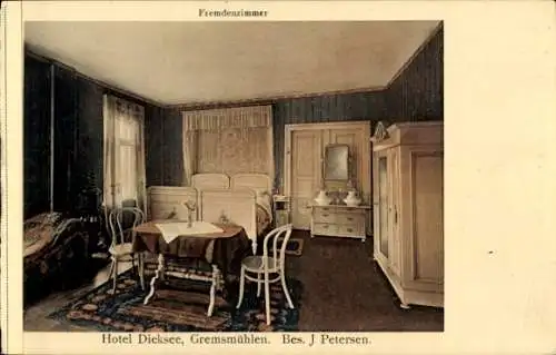 Ak Gremsmühlen Malente in Ostholstein, Hotel Dieksee, Fremdenzimmer