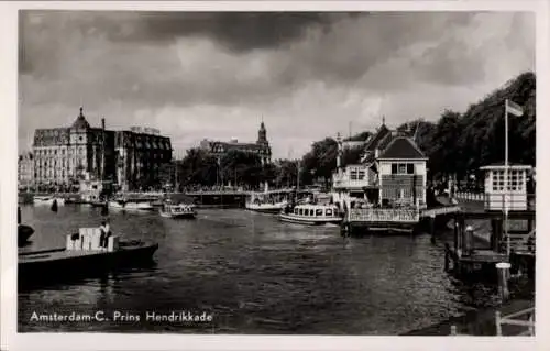 Ak Amsterdam Nordholland Niederlande, Prinz Hendrik Kade