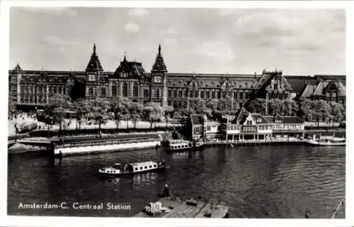 Ak Amsterdam Nordholland Niederlande, Hauptbahnhof