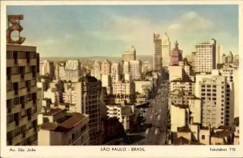 Ak São Paulo Brasilien, Avenida São João