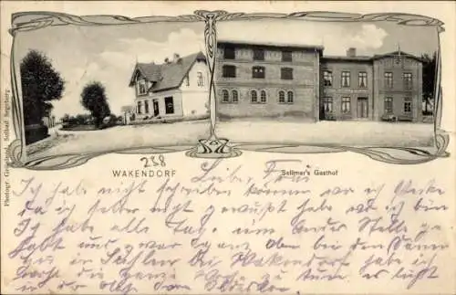 Ak Wakendorf Kreis Segeberg, Sellmer's Gasthof