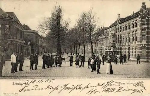 Ak Breda Nordbrabant Niederlande, Willem Traat