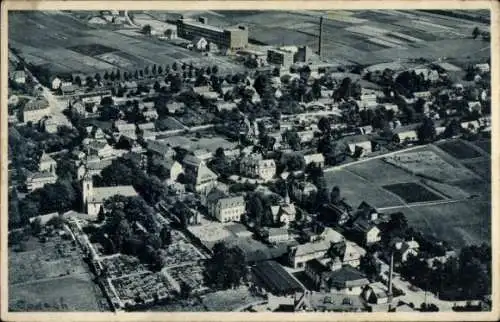 Ak Oppach in der Oberlausitz, Fliegeraufnahme
