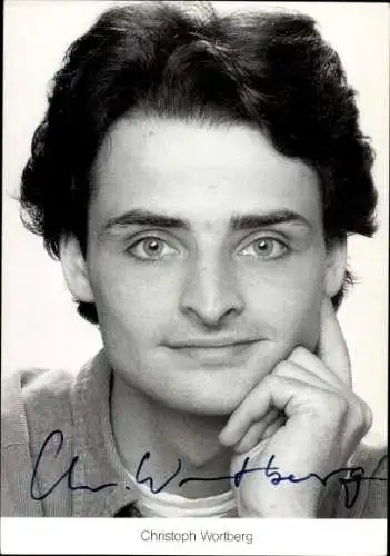 Ak Schauspieler Christoph Wortberg, Portrait, Autogramm