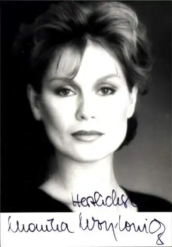 Ak Schauspielerin Monika Woyrowicz, Portrait, Autogramm