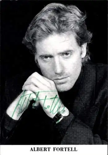 Ak Schauspieler Albert Fortell, Portrait, Autogramm