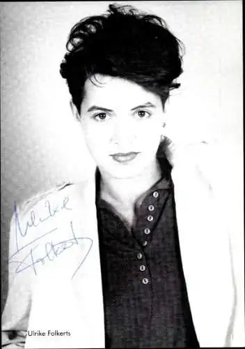 Ak Schauspielerin Ulrike Folkerts, Portrait, Autogramm