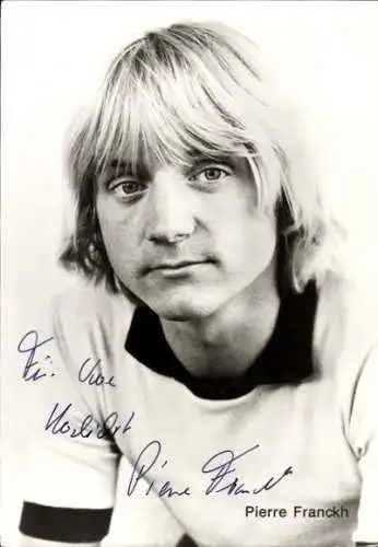 Ak Schauspieler Pierre Frank, Portrait, Autogramm