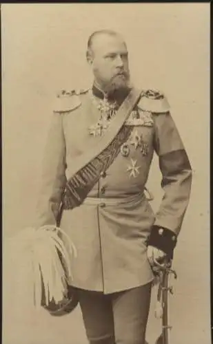 Cabinet Foto Portrait Prinz Albrecht Prinzregent zu Braunschweig