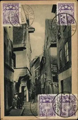 Ak Riga Altstadt Lettland, Kleine Jungfernstraße