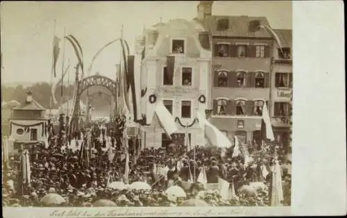 Foto Ak Oberndorf bei Salzburg Österreich, Festakt 1903