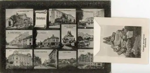 Leporello Ak Drohobycz Drohobytsch Karpaten Ukraine, Stadtansichten