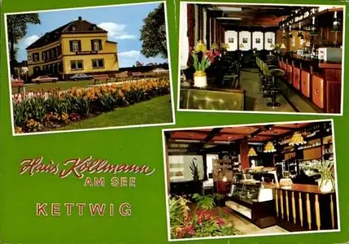 Ak Kettwig Essen im Ruhrgebiet, Café Restaurant Haus Köllmann am See, Promenadenweg 1