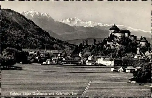 Ak Kufstein in Tirol, Teilansicht, Gratlspitze, Kellerjoch