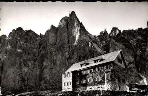Ak Hinterriß Vomp in Tirol, Falkenhütte, Adolf Sotier Haus