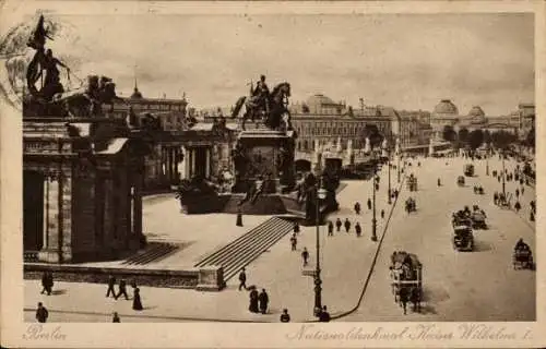 Ak Berlin Mitte, Nationaldenkmal Kaiser Wilhelm I