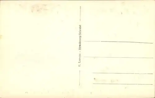  Ak Benfeld Elsass Bas Rhin, Maison Familiale Jeanne d'Arc, rosa Schlafsaal