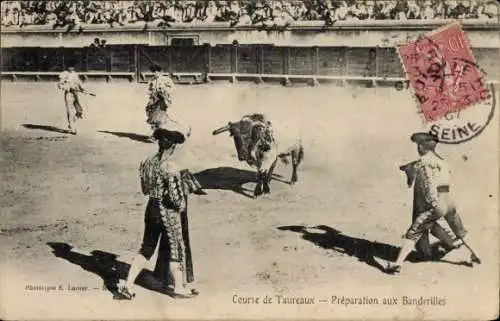 Ak Bull Race, Vorbereitung für Banderillas