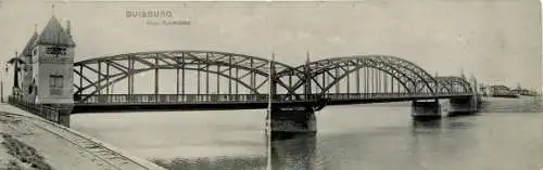 Klapp Ak Duisburg im Ruhrgebiet, Neue Ruhrbrücke