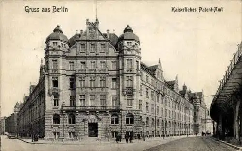 Ak Berlin Kreuzberg, Kaiserliches Patentamt, Gitschiner Straße