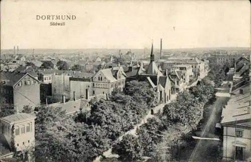 Ak Dortmund im Ruhrgebiet, Südwall