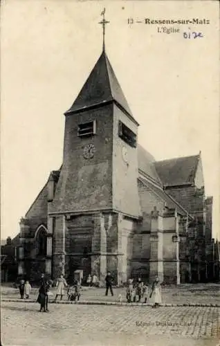 Ak-Ressonnationen zu Matz Oise, Kirche