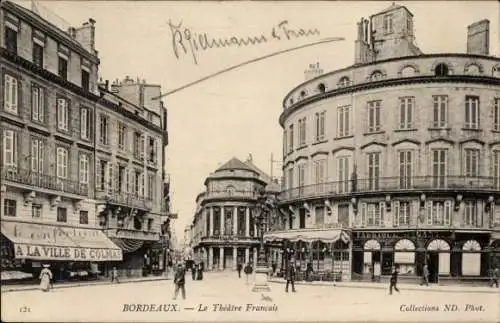 Ak Bordeaux Gironde, Le Theatre Francais