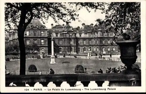 Ak Paris VI Luxembourg, Palais de Luxembourg