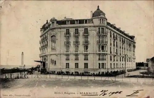 Ak Biarritz Pyrénées Atlantiques, Hotel Regina