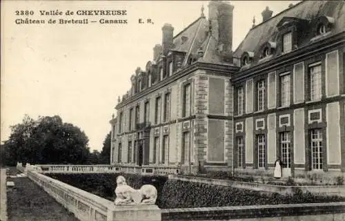 Ak Vallée de Chevreuse Yvelines, Chateau de Breteuil - Canaux
