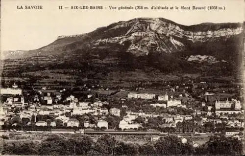 Ak Aix les Bains Savoie, Panorama, Mont Revard