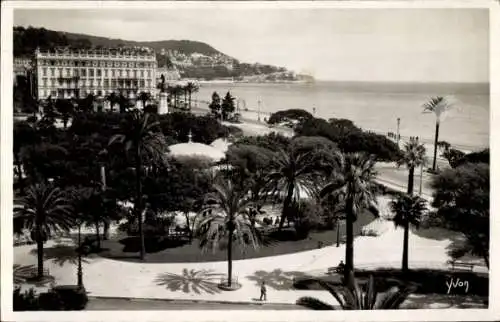 Ak Nice Nizza Alpes Maritimes, Jardin Albert I.