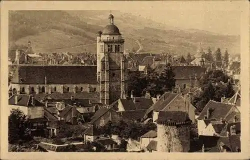 Ak Poligny Jura, Kirche St. Hippolyte, Tour de la Sergenterie