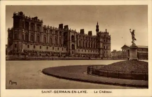 Ak Saint Germain en Laye Yvelines, Schloss
