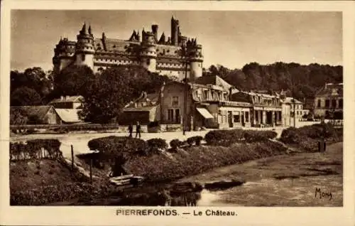 Ak Pierrefonds Oise, Schloss