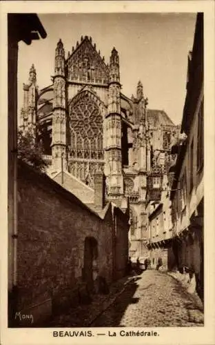 Ak Beauvais Oise, Kathedrale