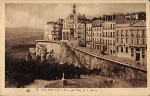 Ak Constantine Algerien, Boulevard Joly de Bresillon