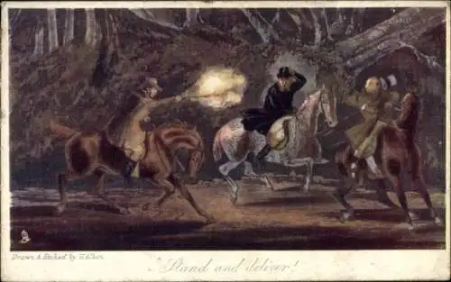 Künstler Ak Alken, Stand and deliver